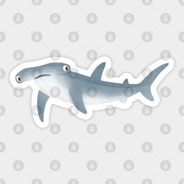 Hammerhead Shark Sticker by tarynosaurus
